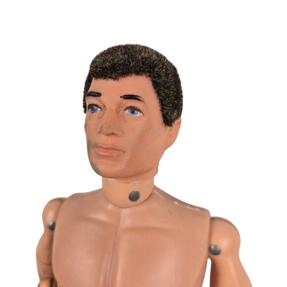 Vintage Hasbro 1964 GI Joe Action Figure Flocked Fuzzy Hair Fully Jointed 11.5" - Picture 5 of 14